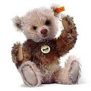 Mohair Classic Teddy Bear Latte Brown/Cream 13-Inch Plush